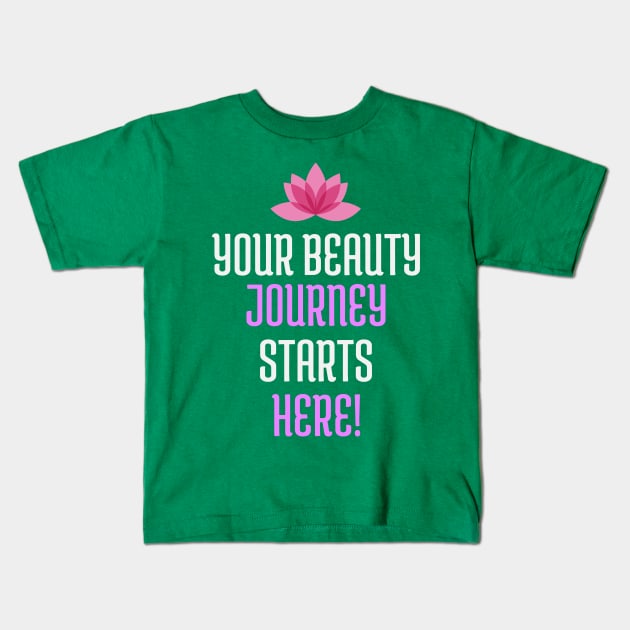 Beauty bloggers help with the journey Kids T-Shirt by Hermit-Appeal